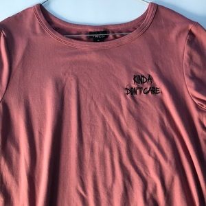 Pink Rue 21 long sleeve shirt